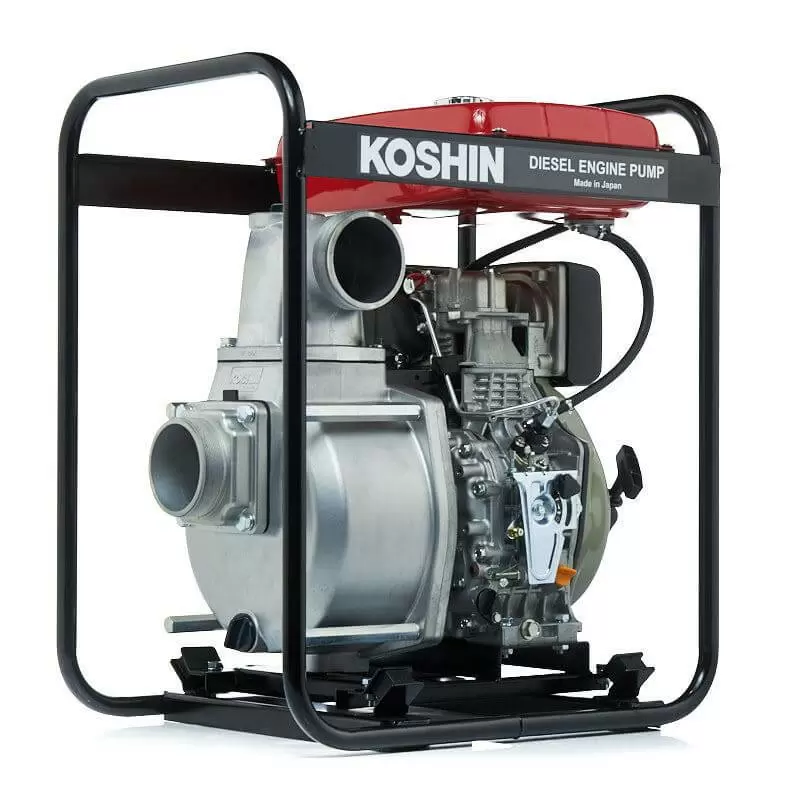 Дизельная мотопомпа для сильно-загрязненных вод Koshin STY-100D
