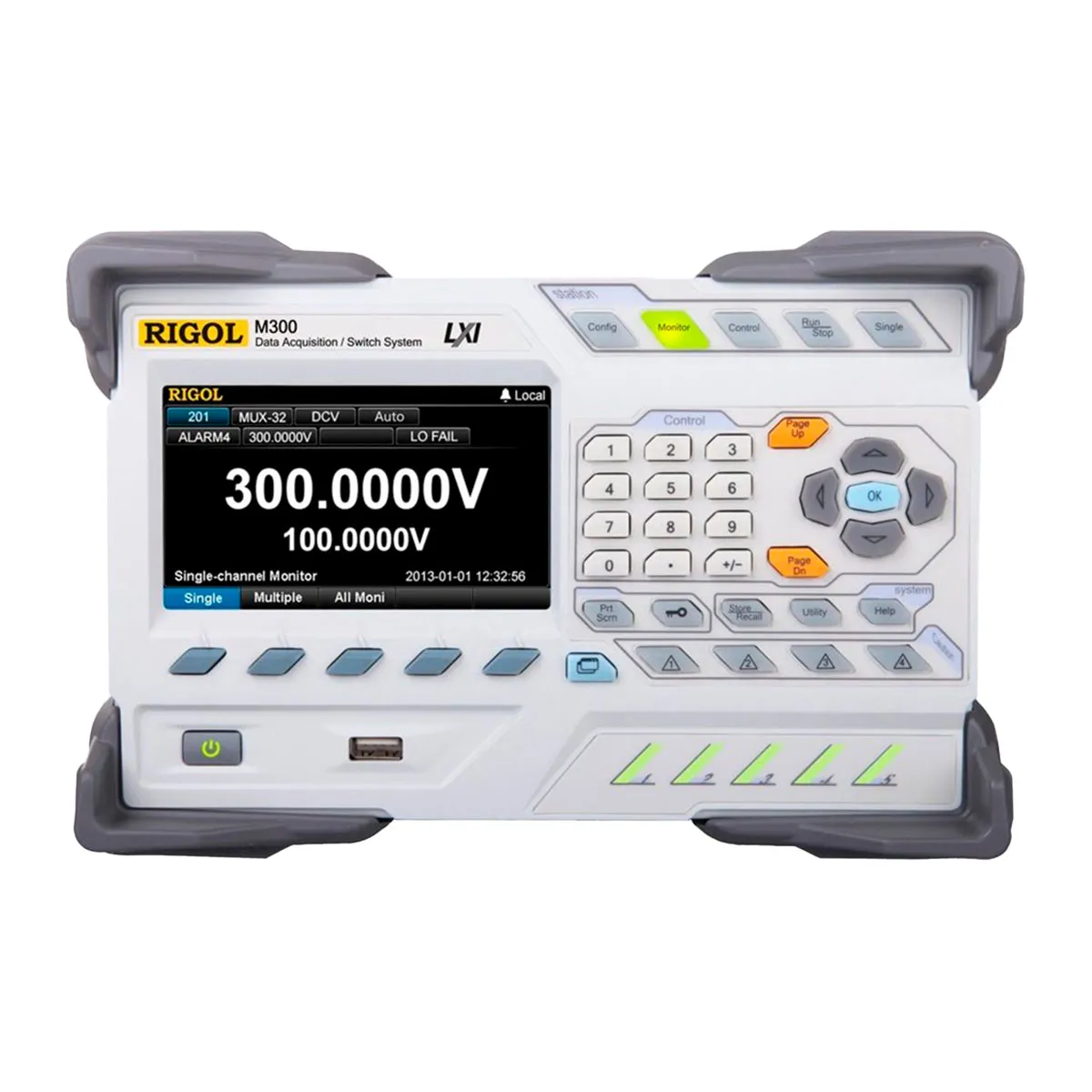 Цифровая система сбора данных и коммутации RIGOL M302 с мультиметром мультиплексором и распределительным модулем
