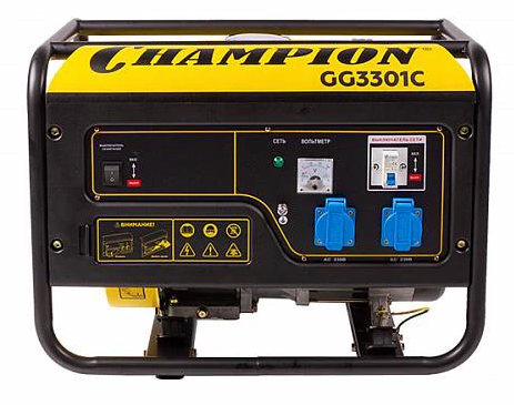 Бензиновый генератор CHAMPION GG3301C
